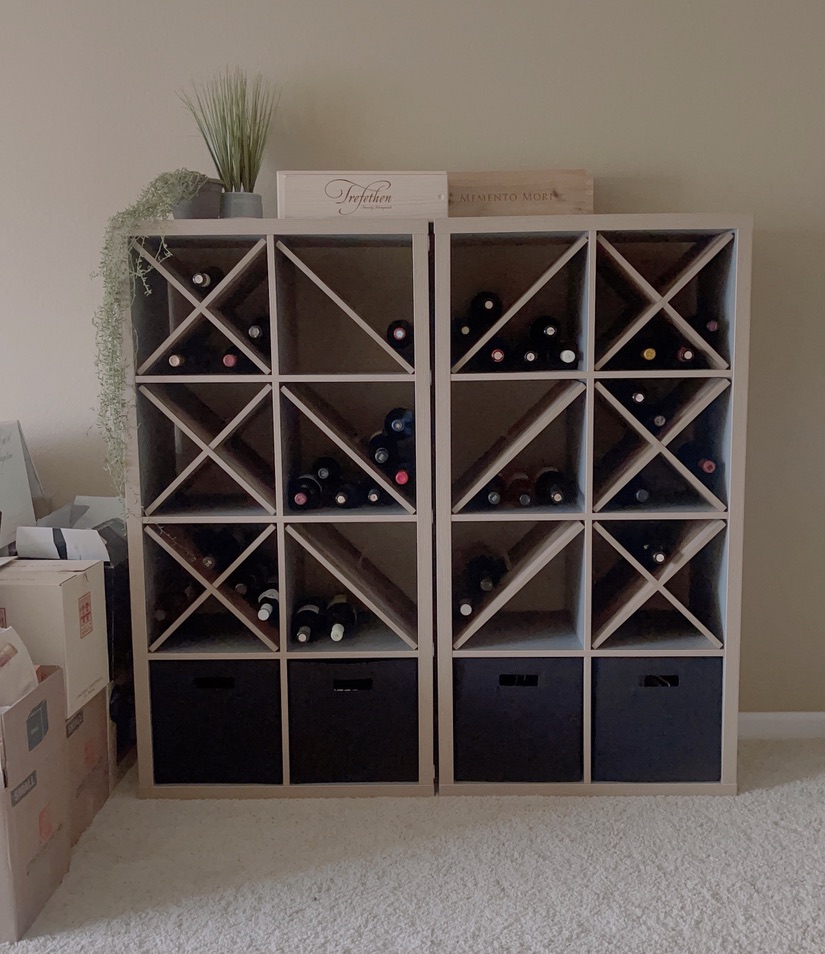 2 x Wine Rack Inserts for IKEA Kallax/Expedit Storage Cube Unit Bottle Holder