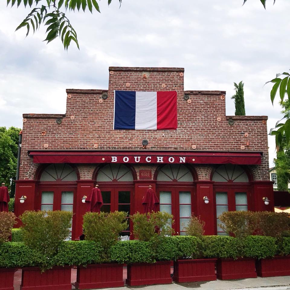 Bouchon Bistro, on the list of the best dog-friendly wineries in Napa