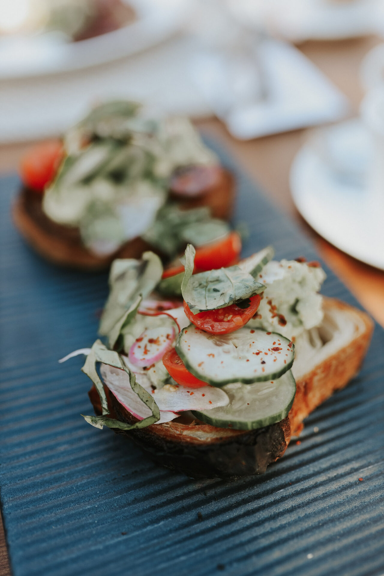 Avocado toast at FARM at Carneros Inn Restaurant