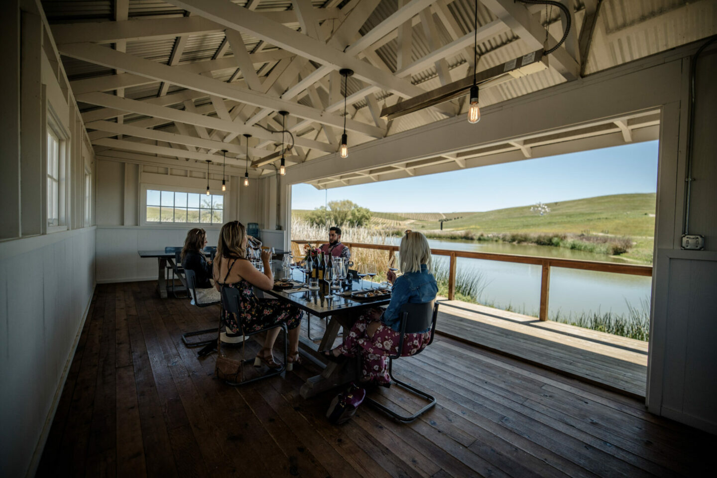 Private tasting room experience at Donum Estate