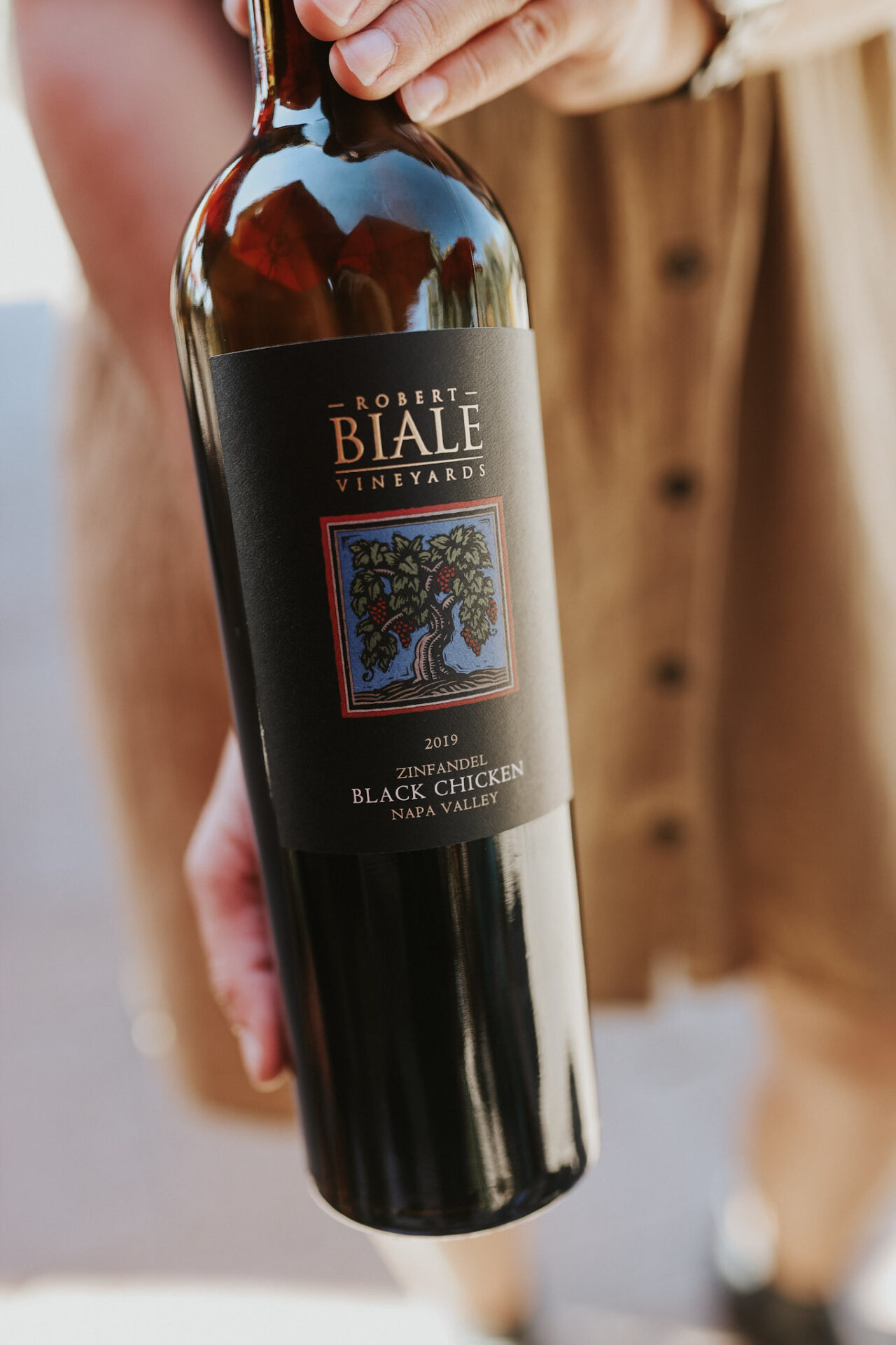 Biale Wine bottle - best wineries in Napa