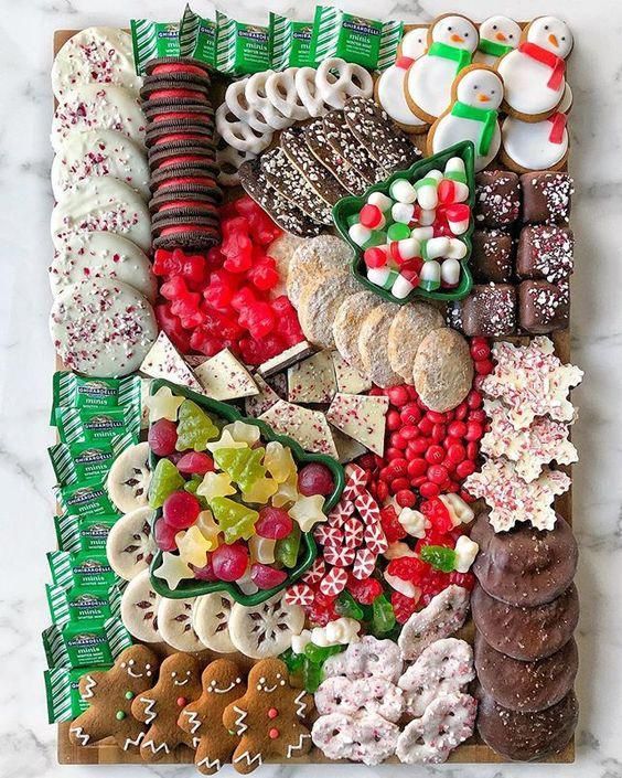 Candy charcuterie board