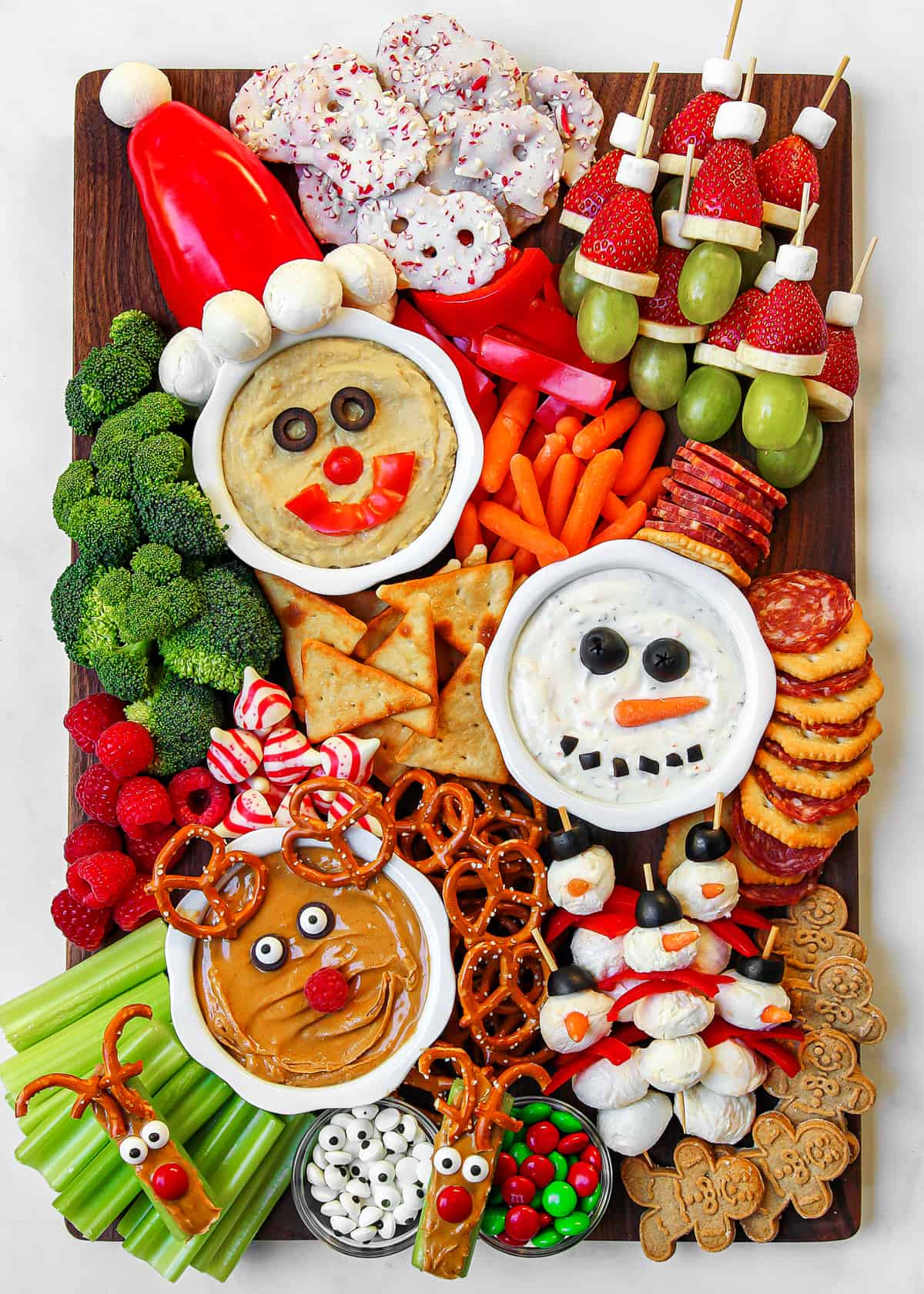 Holly Jolly Kids Snacks Board