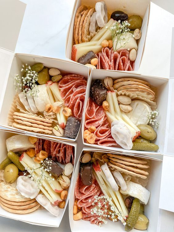 Holiday charcuterie box