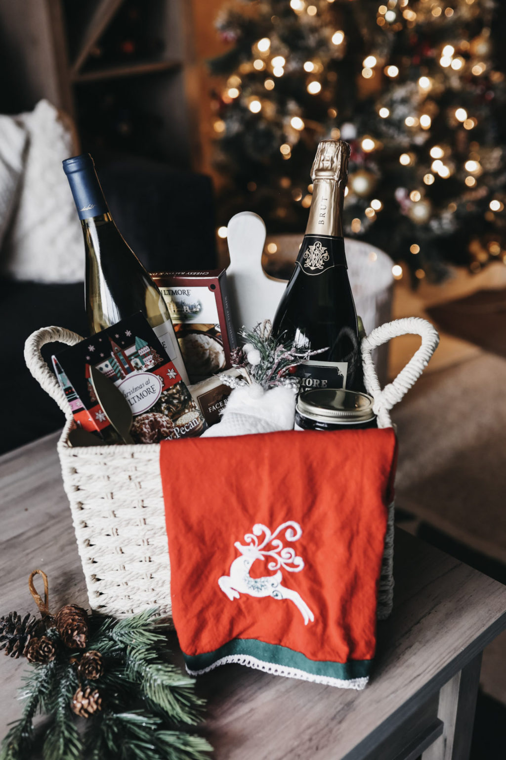 Wine Basket Ideas DIY the Perfect Holiday Gift Wine with Paige