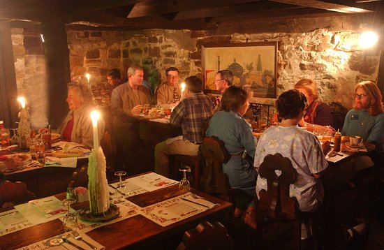 The charming wine cave restaurant Weiderkehr in Altus, Arkansas