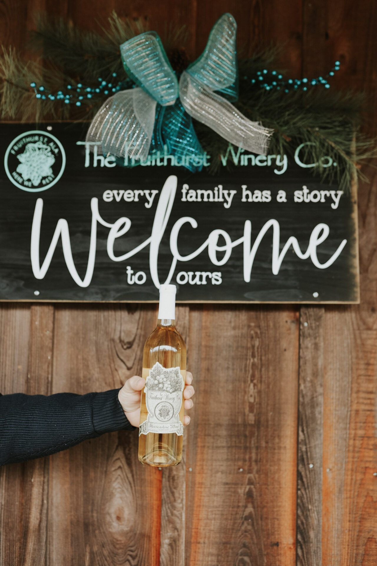 Fruithurst Winery Welcome Sign