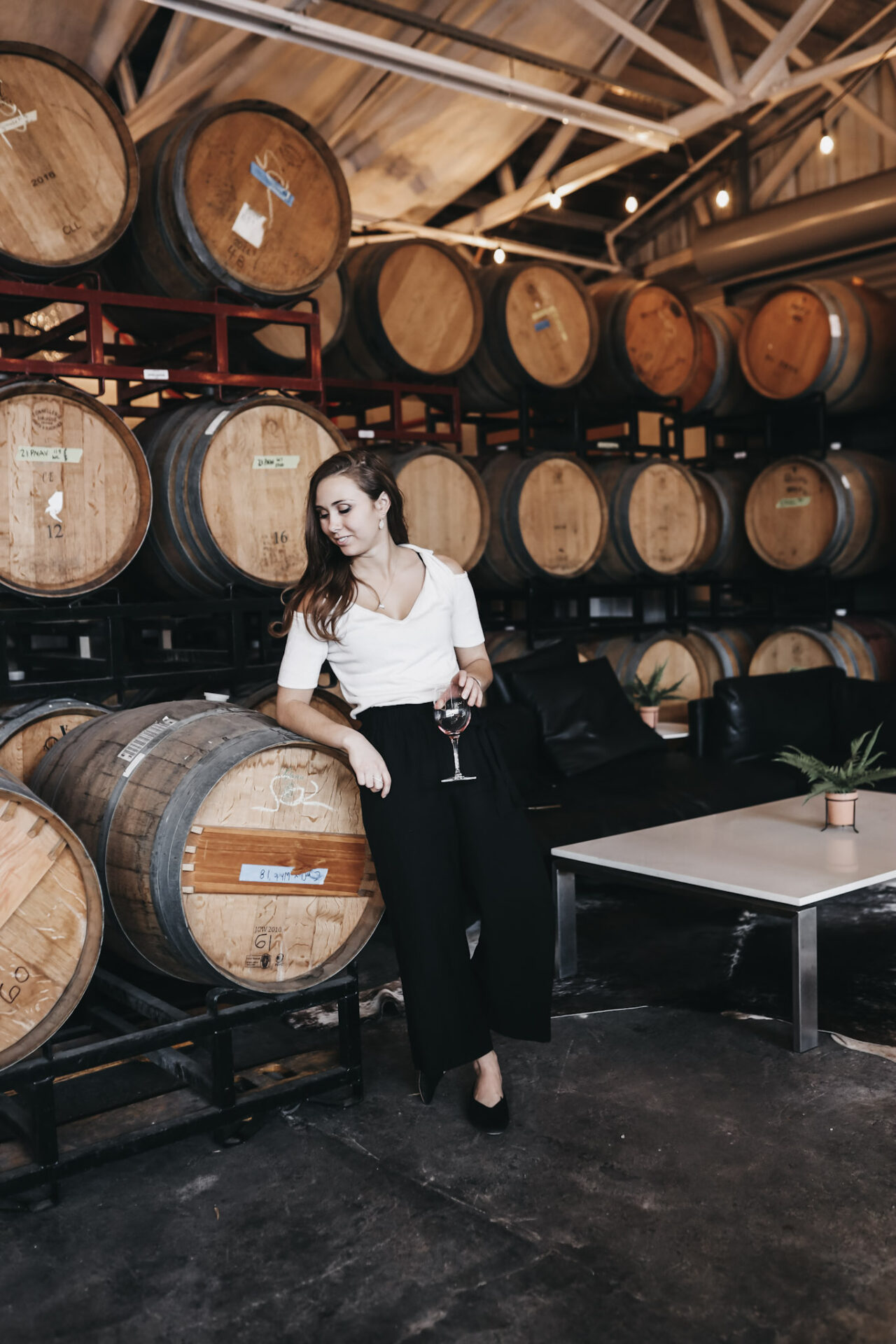 Paige at Windchaser Winery in Berkeley California