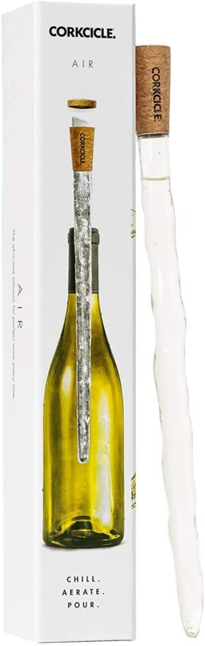 Corkcicle Pour Chill & Pour Wine Chiller Enjoy a Perfectly Chilled Glass of Red or White 