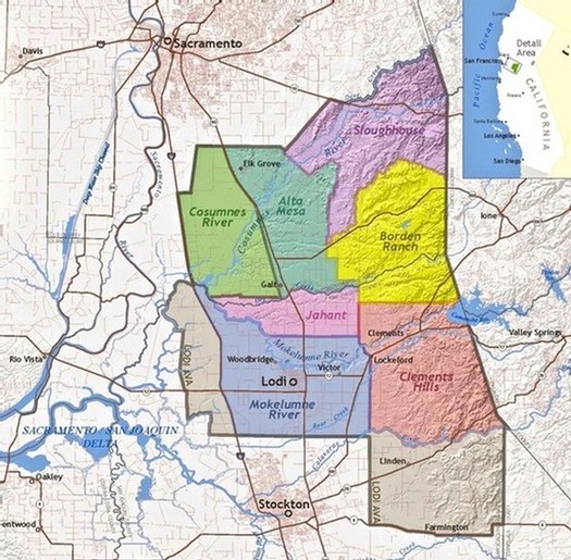 Lodi Sub AVA Map