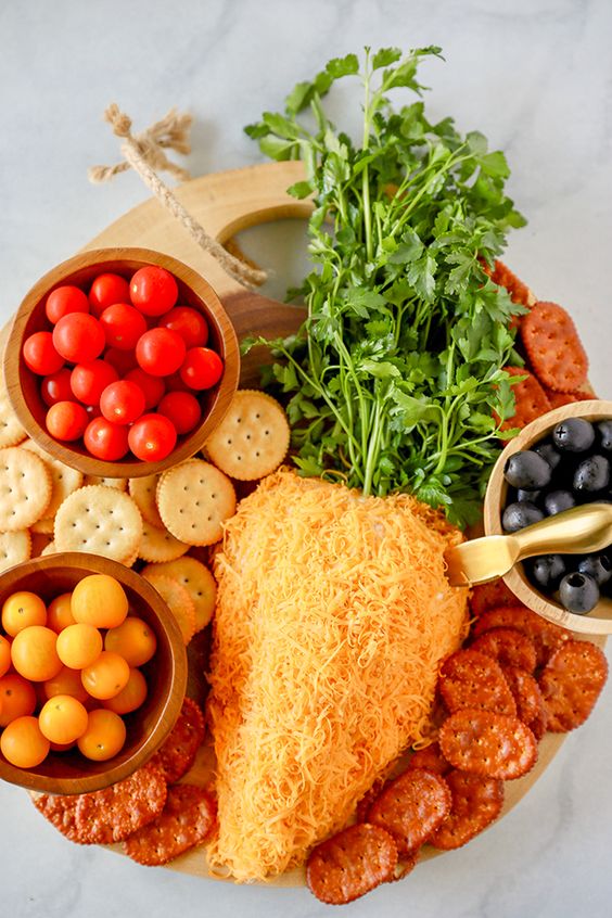 Carrot Cheeseball Appetizer