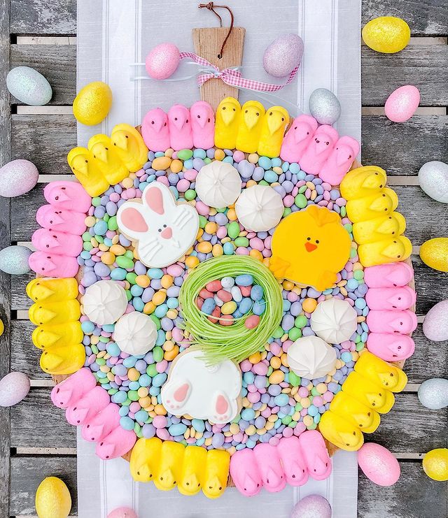 The ultimate sweet Easter charcuterie board