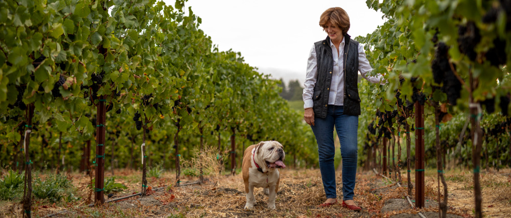 Paula Kornell, woman winemaker of Paula Kornell wines