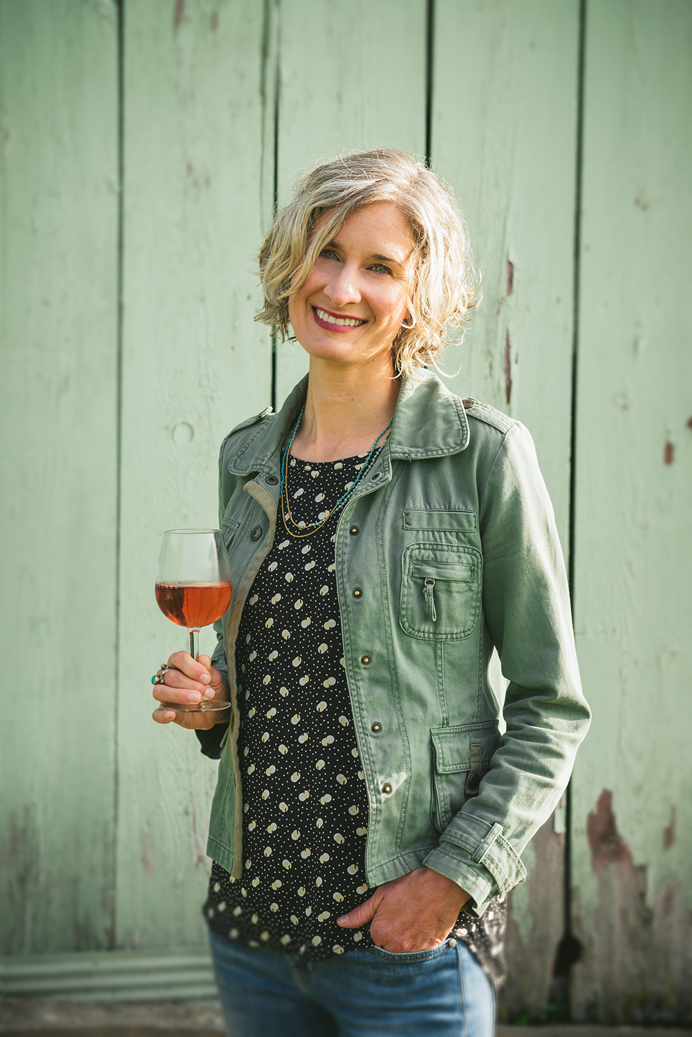 Kasey Wierzba, women winemaker of Shady Lane Cellars
