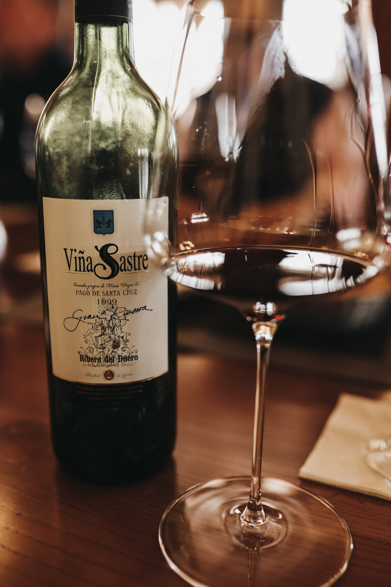 1999 Vina Sastre Ribera del Duero wine