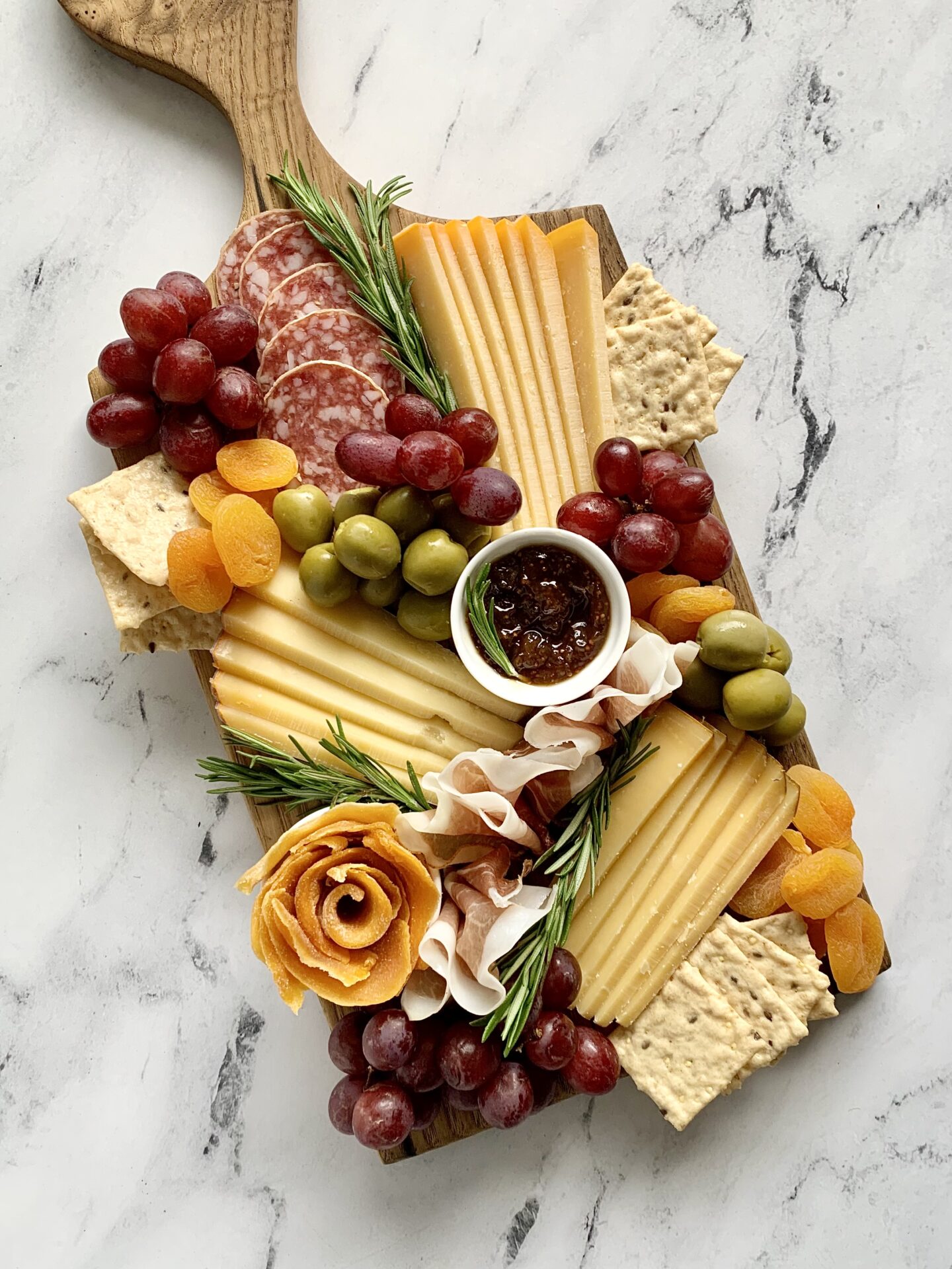 Medium sized simple charcuterie board