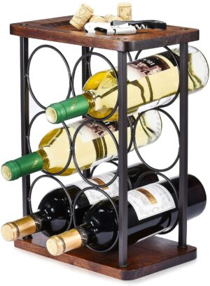 Countertop Wine Rack – 6 bottles