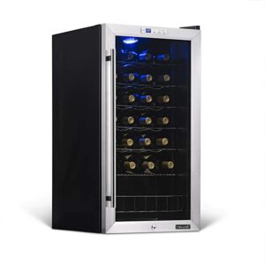 NewAir Wine Refrigerator in Stainless Steel – 27 Bottle Capacity