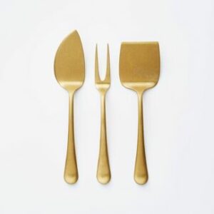 Gold Cheese Knife Set