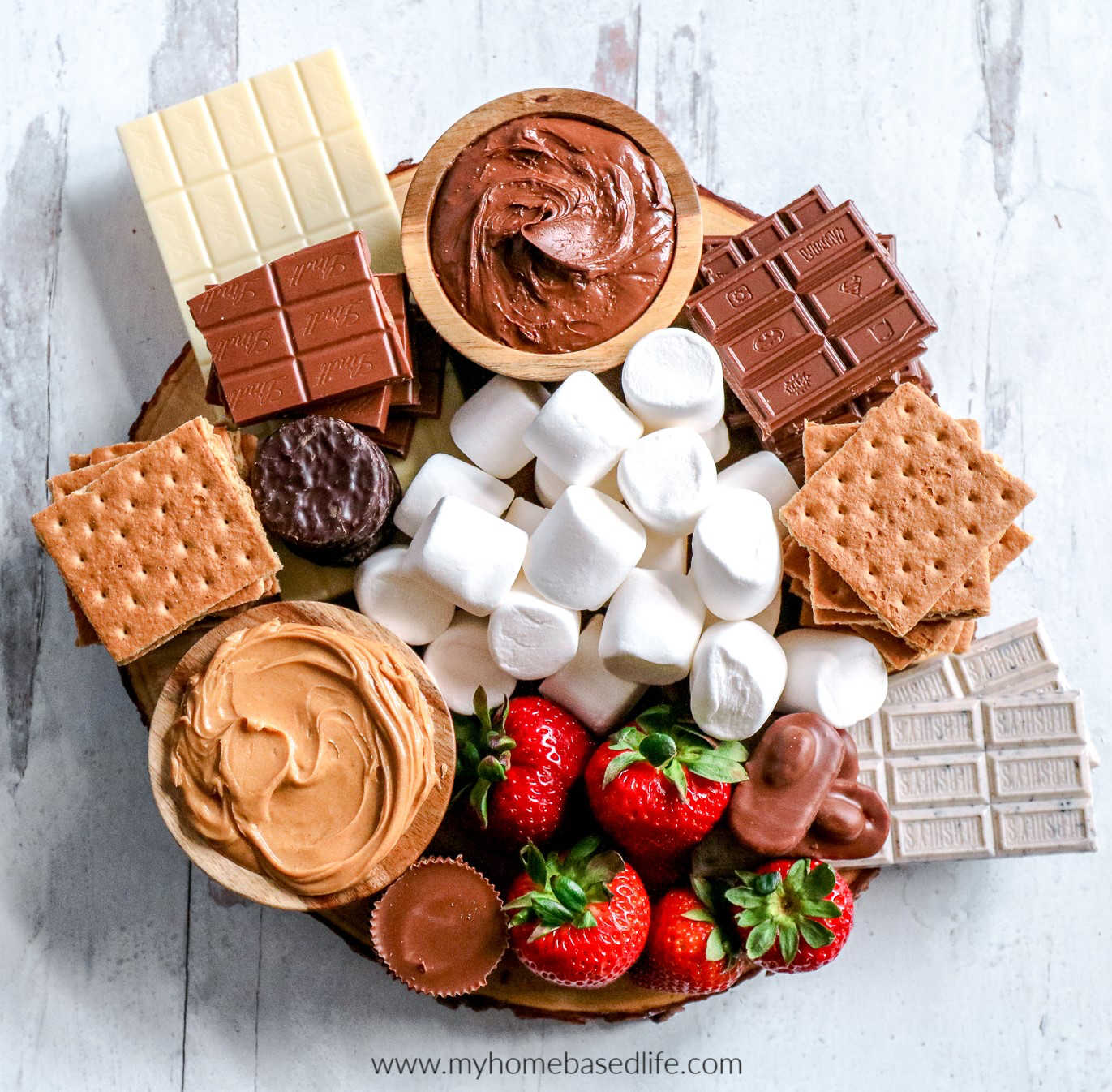 S'mores summer charcuterie board