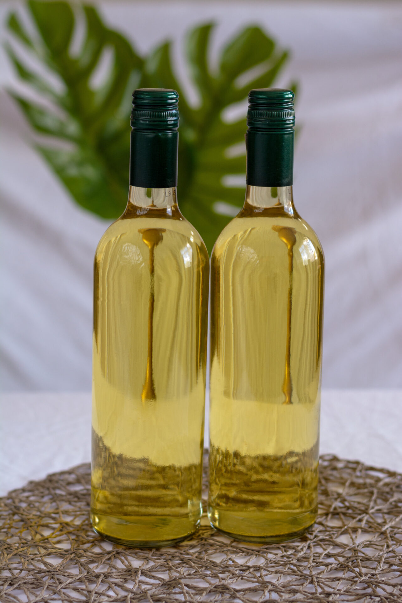 Two bottles of Pinot Grigio