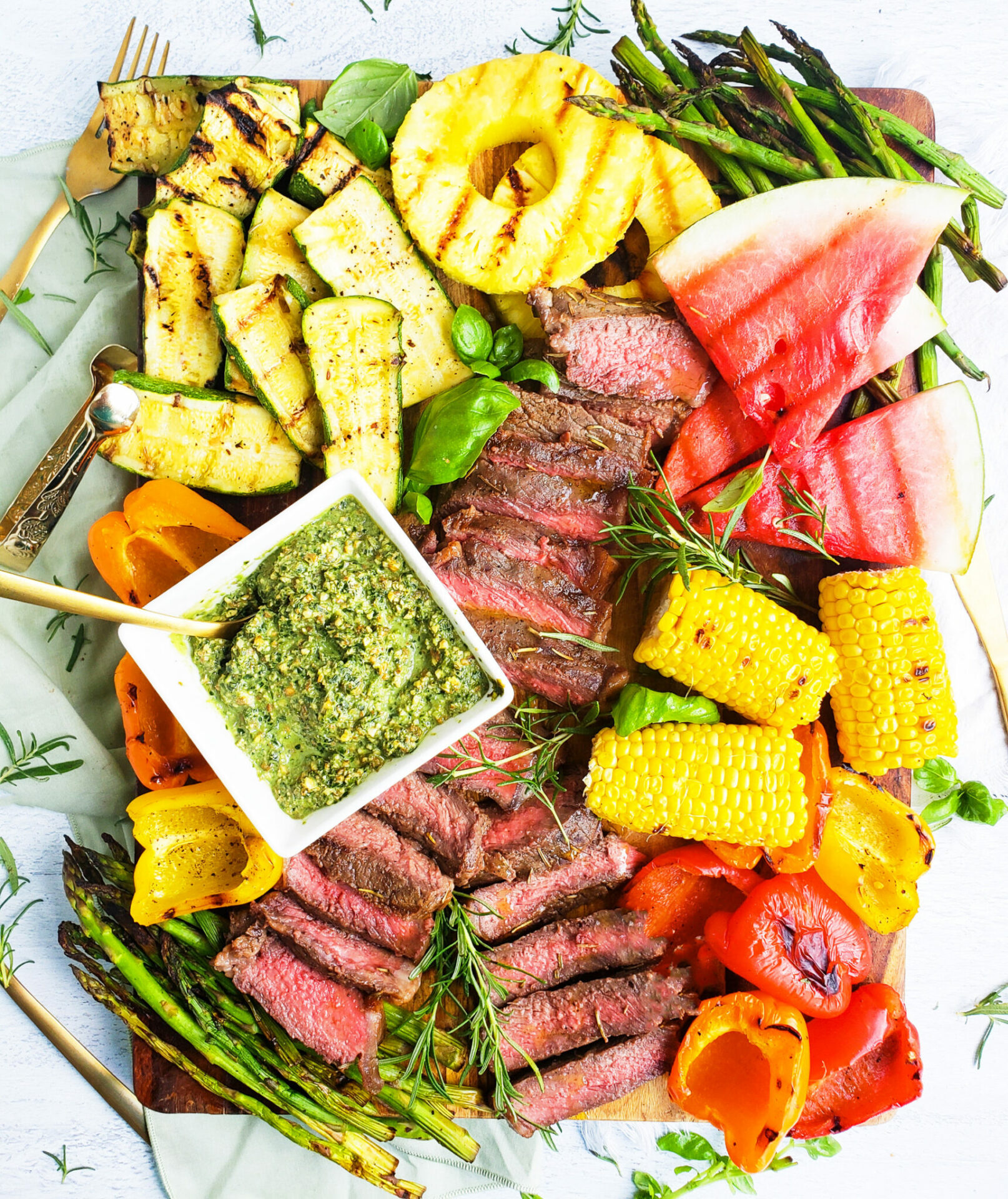 Grilled Steak Charcuterie Boards