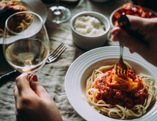 Spaghetti wine pairing