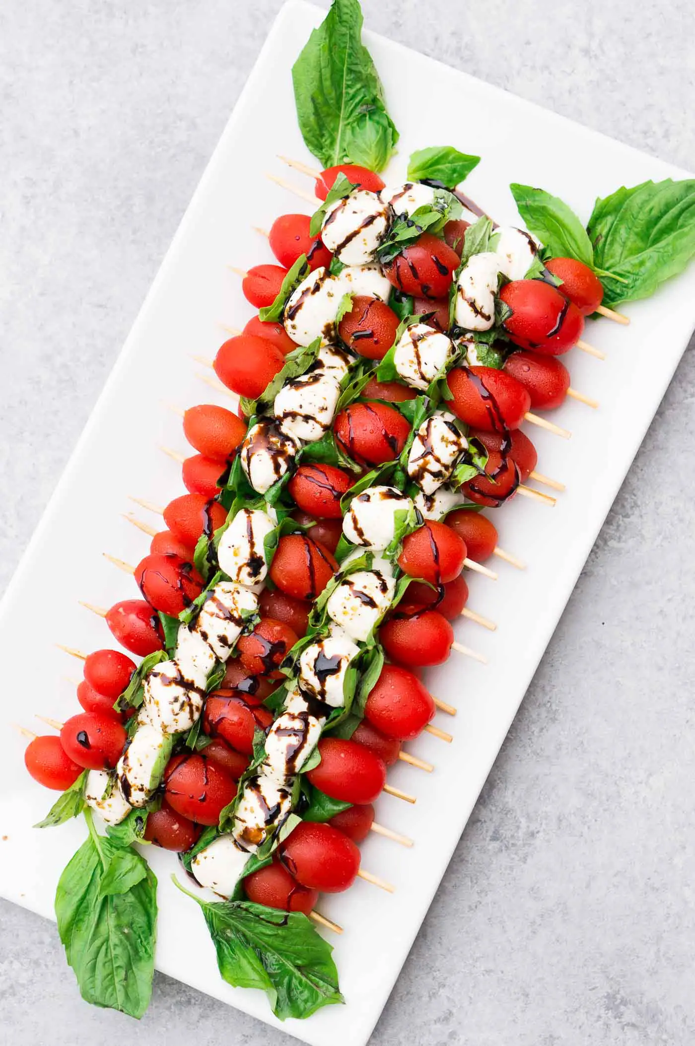 Caprese Skewers for a summer charcuterie board