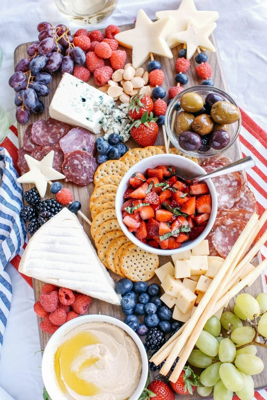 Trader Joe's Cheese and Charcuterie Board - The BakerMama