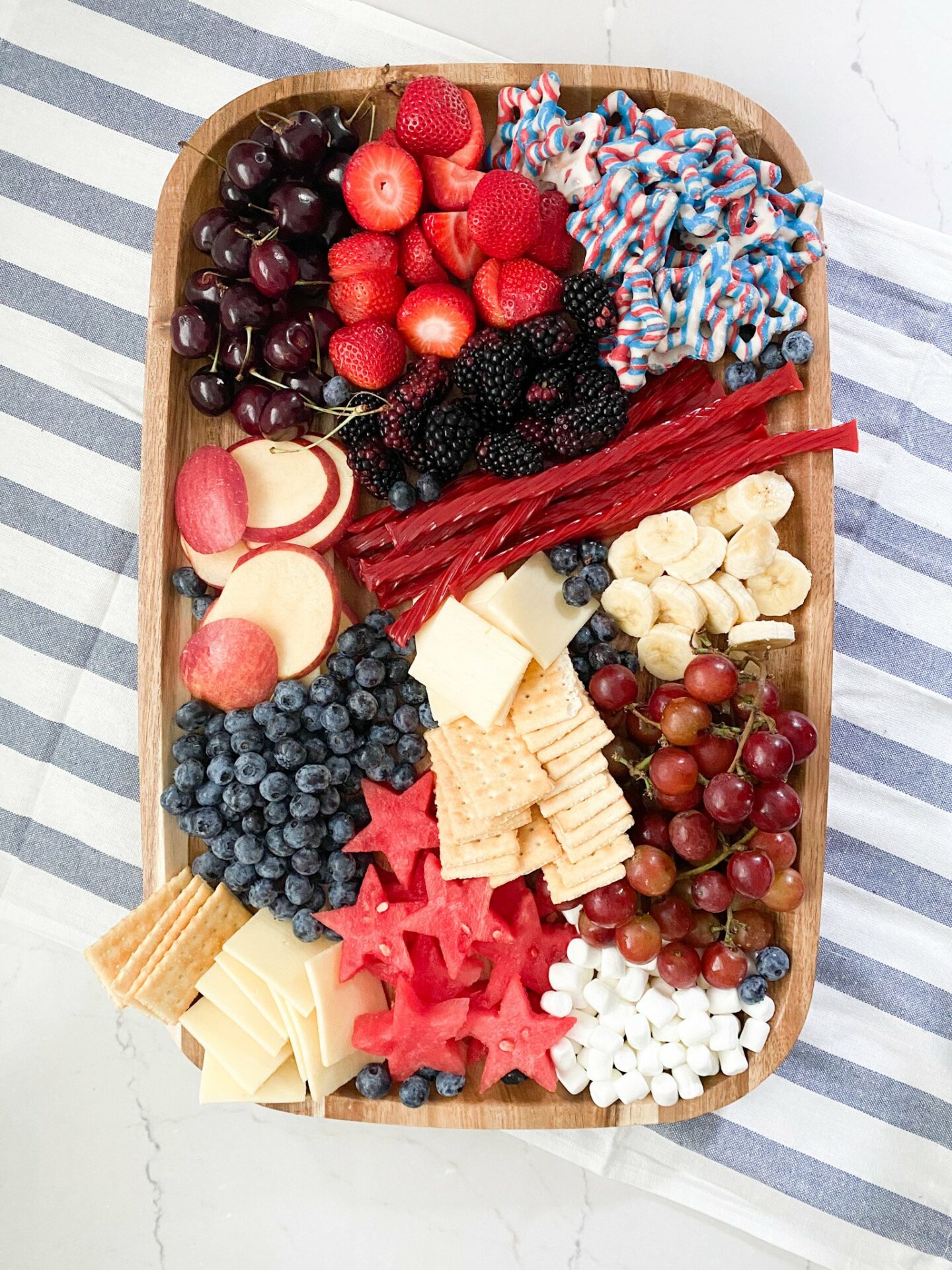 Easy 4th of July Charcuterie Board