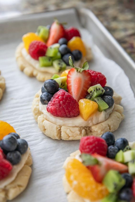 Fruit Pizza Cookies