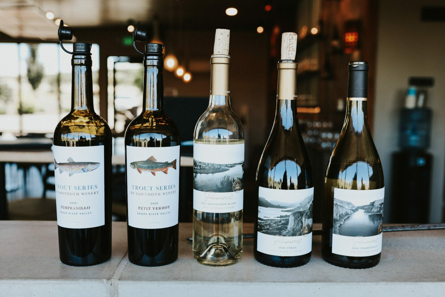 Sawtooth Winery wine tasting lineup