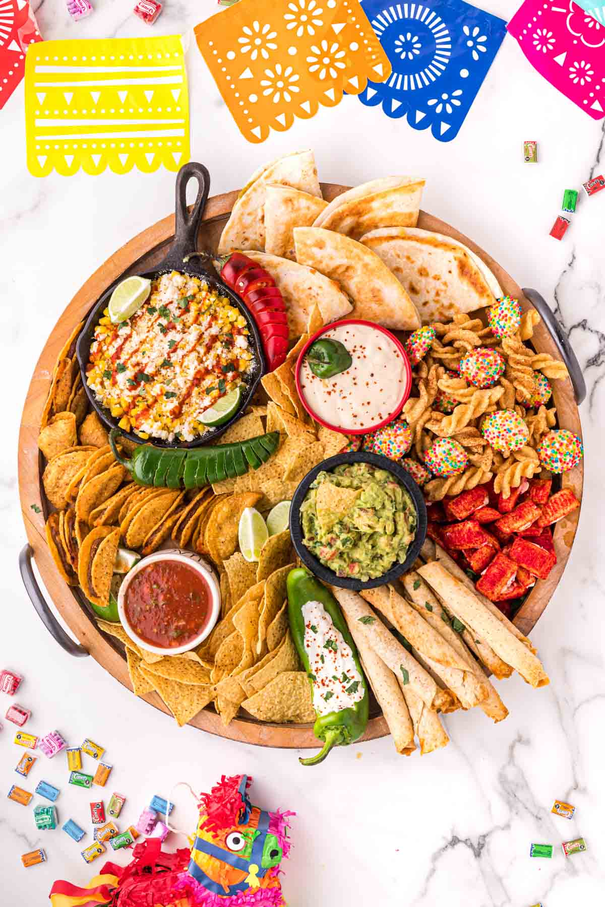 Mexican Charcuterie Board for Cinco de Mayo