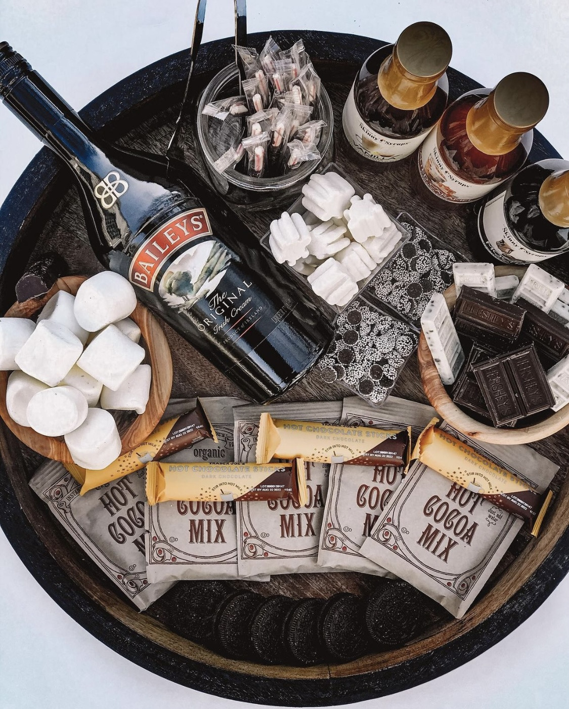 Boozy Hot Chocolate Board