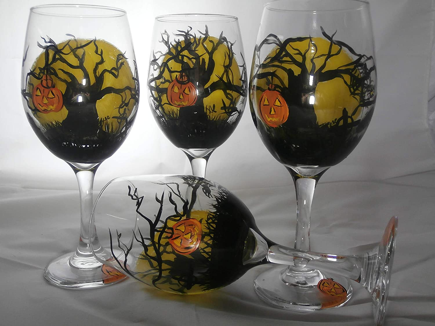 Halloween Wine Glasses