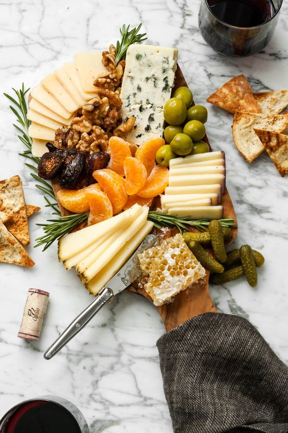 Winter cheese board