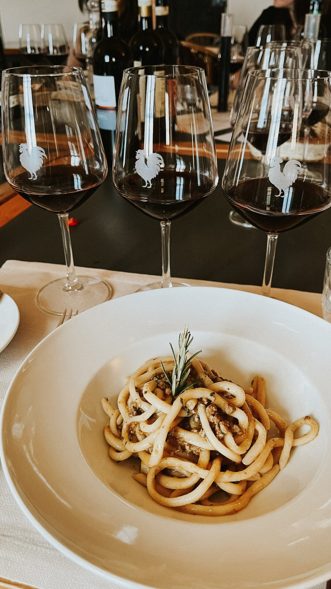 Pasta paired with Chianti Classico