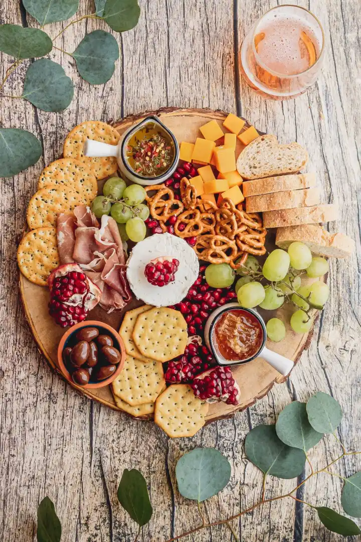 Small winter charcuterie board