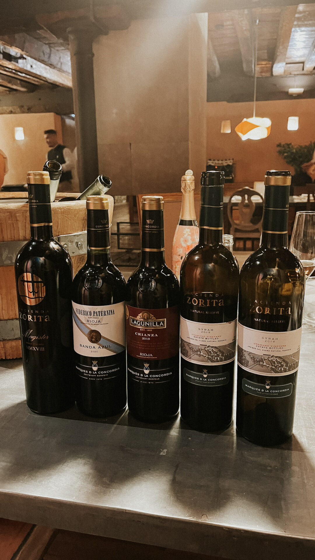 Bodegas Marqués de la Concordia wine lineup