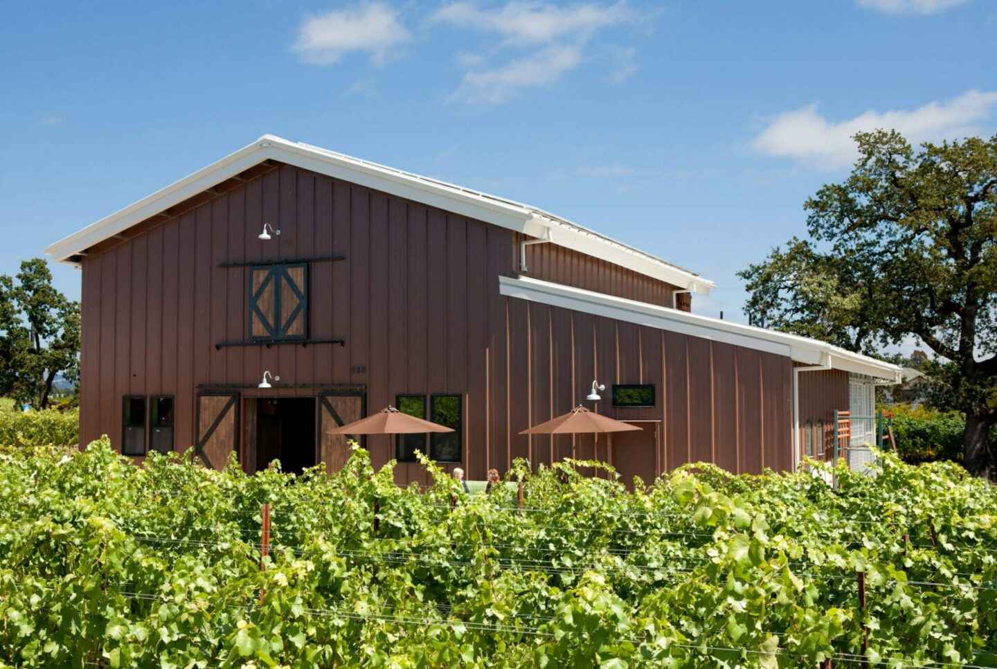Inman Family Wines tasting room and vineyard