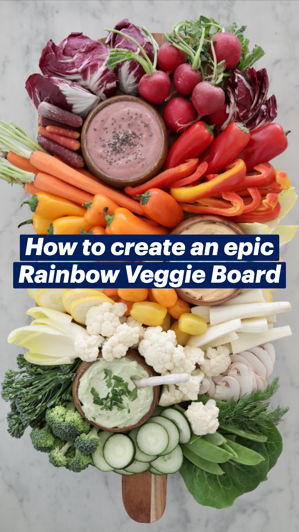 Rainbow Veggie Board