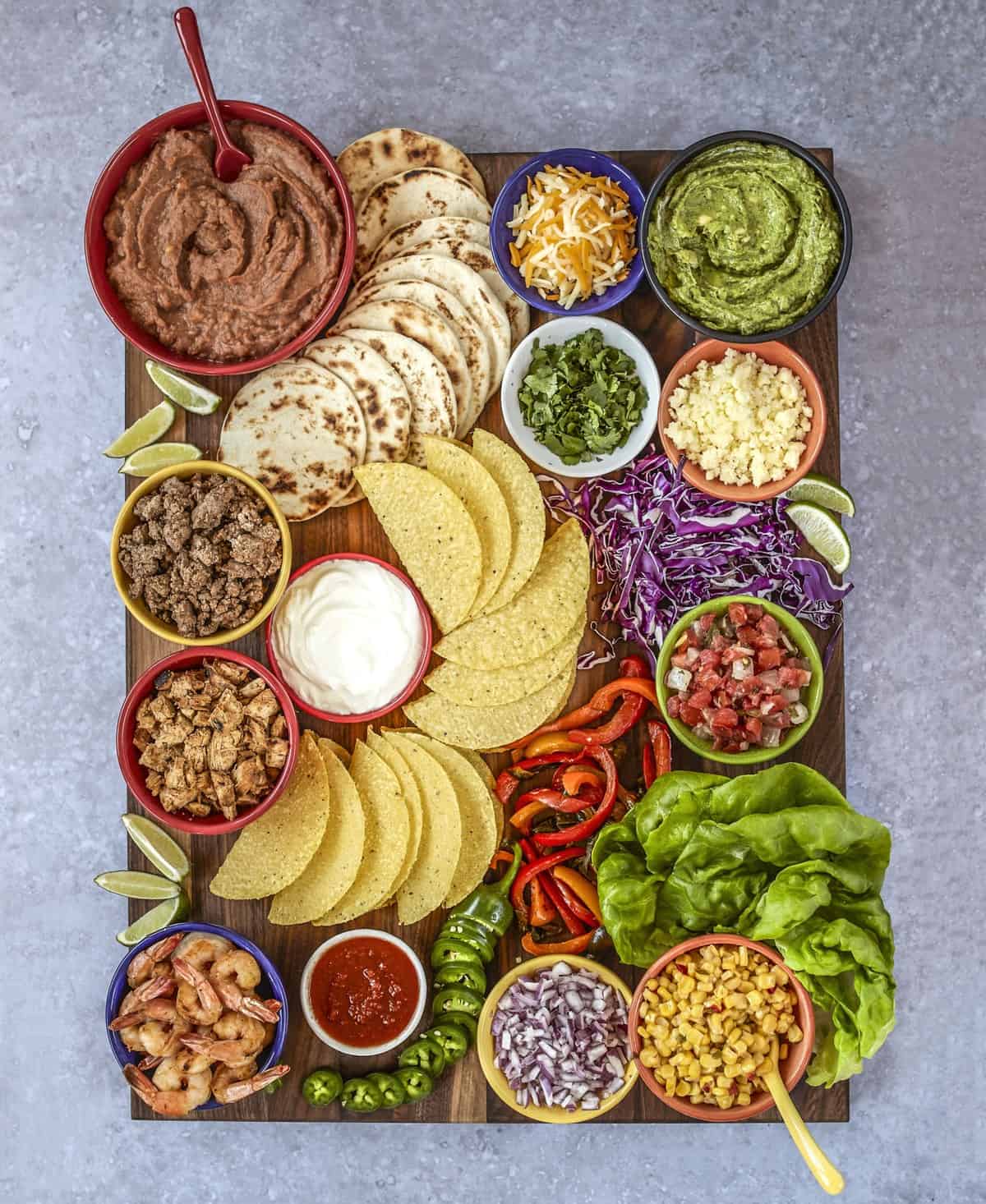 Build Your Own Taco Board