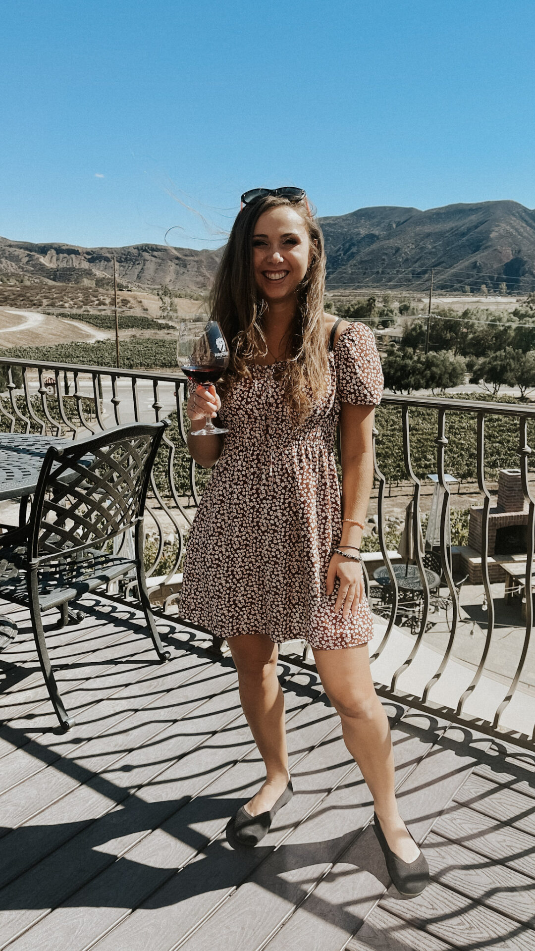 Paige tasting at Robert Renzoni in Temecula