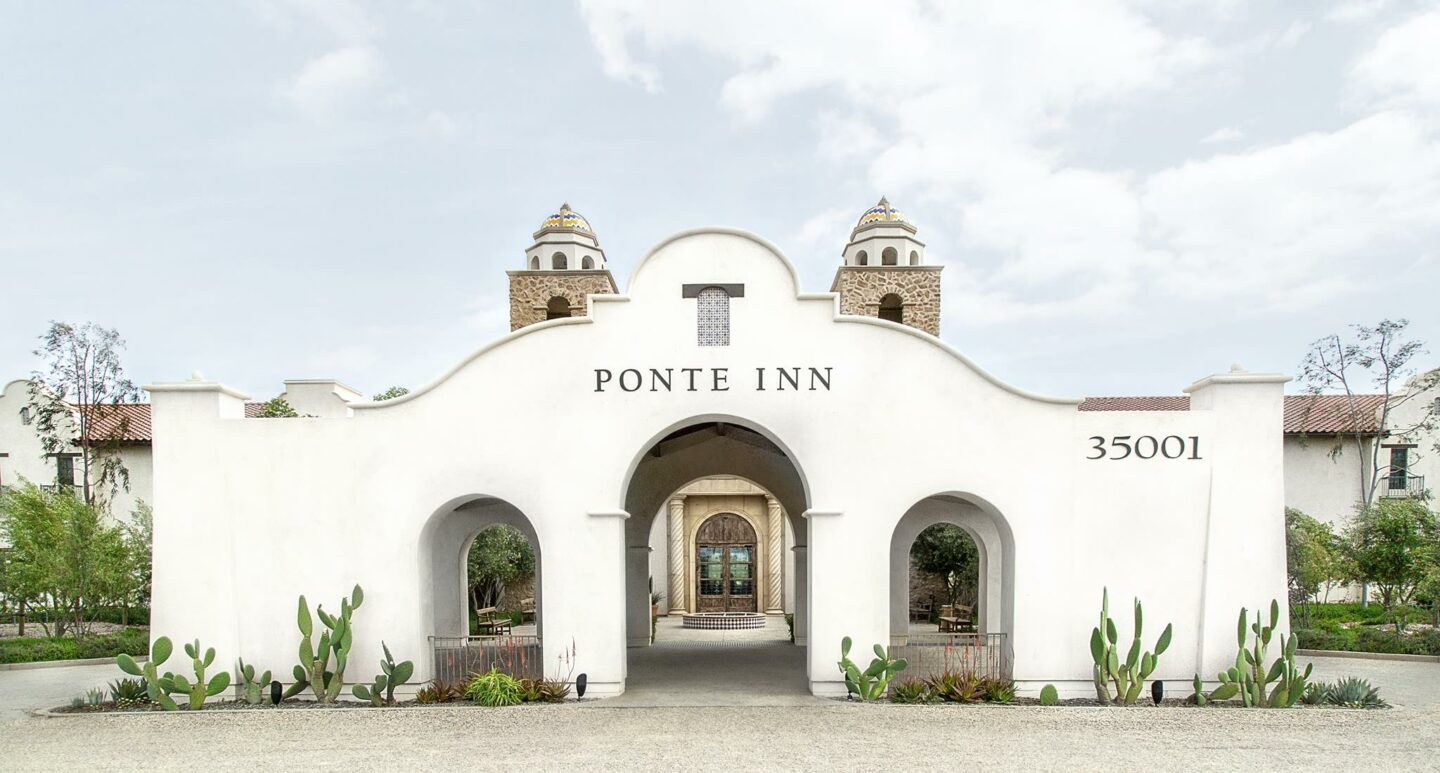Exterior of Ponte Inn in Temecula Valley, CA