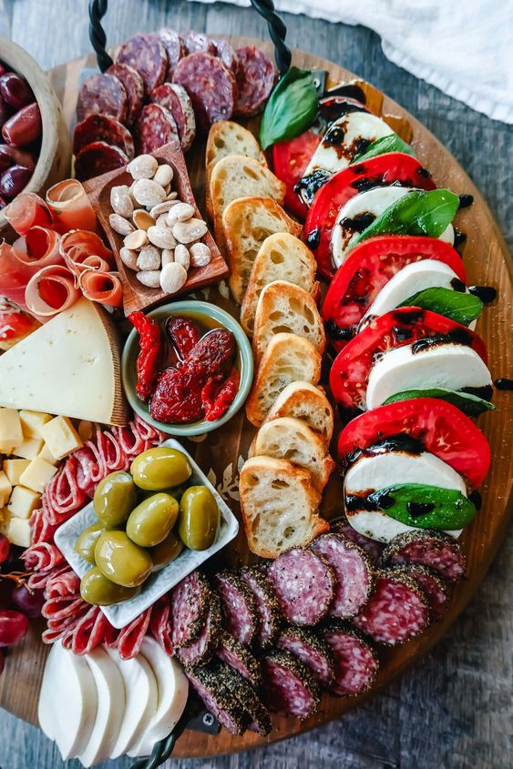 Simple Italian Charcuterie Board