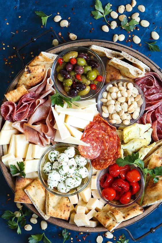 Antipasto Appetizer Cheese Board