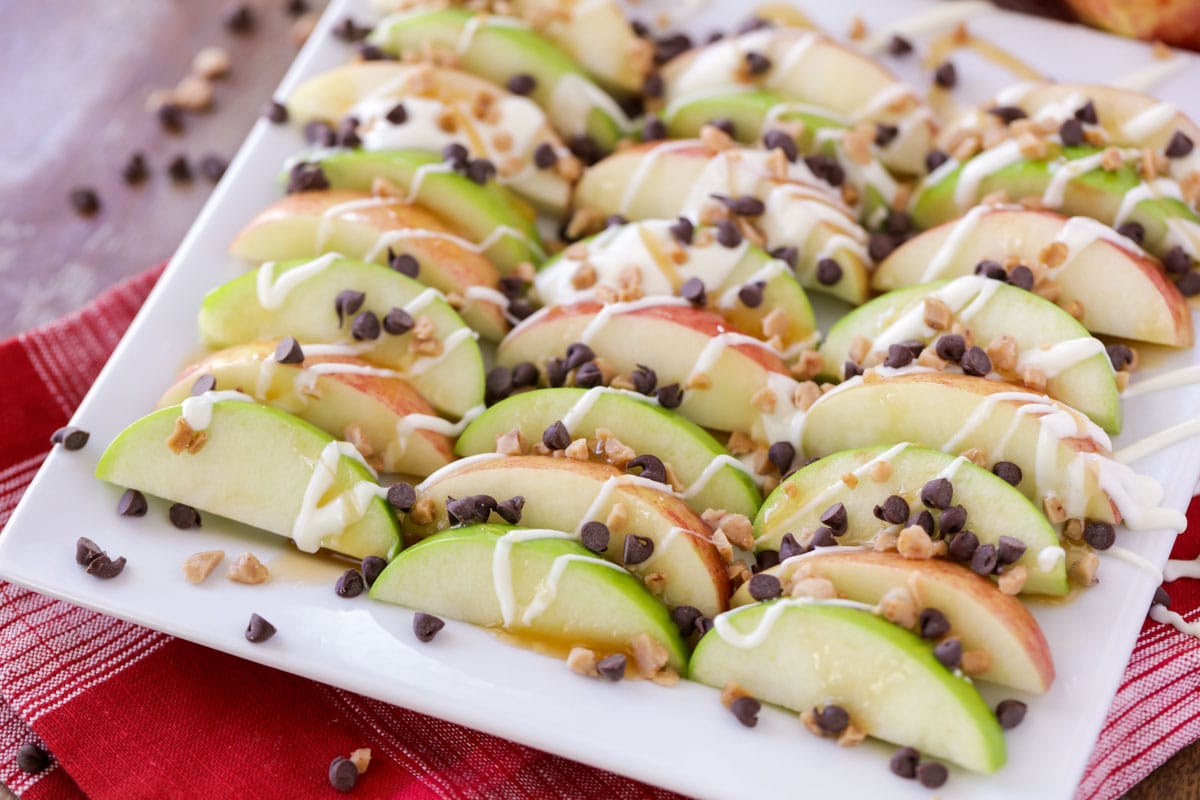 Caramel Apple Nachos