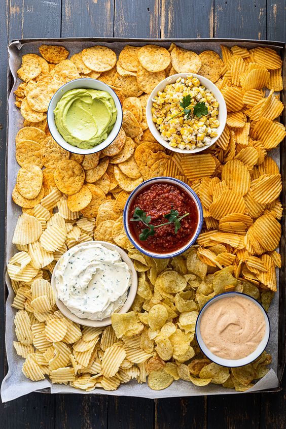 Chips and Dips Platter