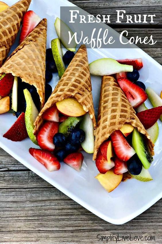 Fresh Fruit Cones