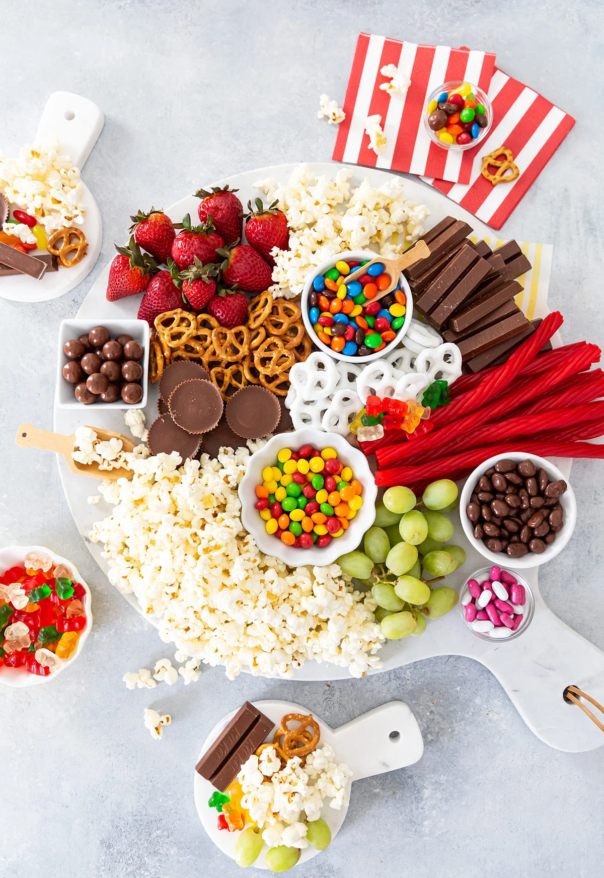 Movie night charcuterie board